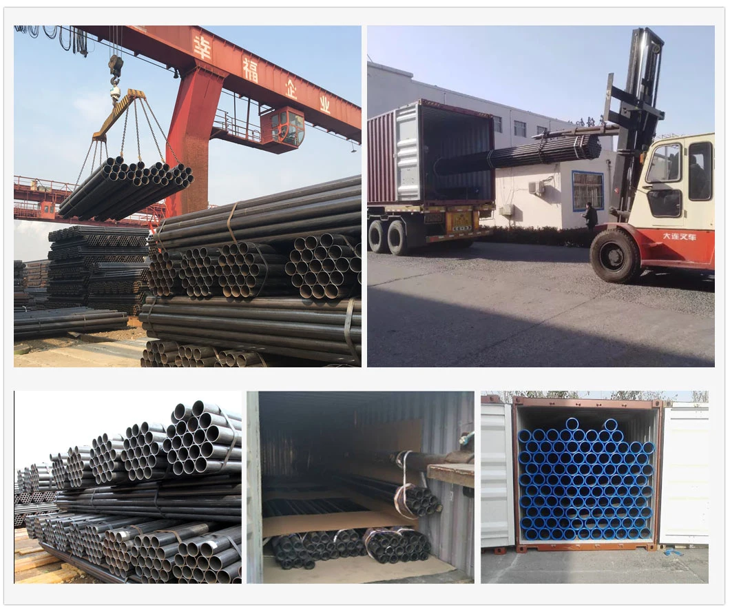 Low Temperature Pipe with Black Painted High Quality Adequate Inventory API5l ASTM A333 Gr. 6 Seamless Carbon Steel Tube