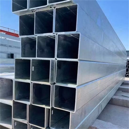 Китайское производство, оптовая продажа, сварная труба 75X75, структурная прямоугольная труба, углеродистая квадратная железная труба 50X50, квадратная стальная труба