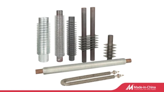 Ребристая труба Datang изготовлена ​​из базовой трубы: алюминиевый сплав/нержавеющая сталь/углеродистая сталь/медно-никель/титан ASTM 179.